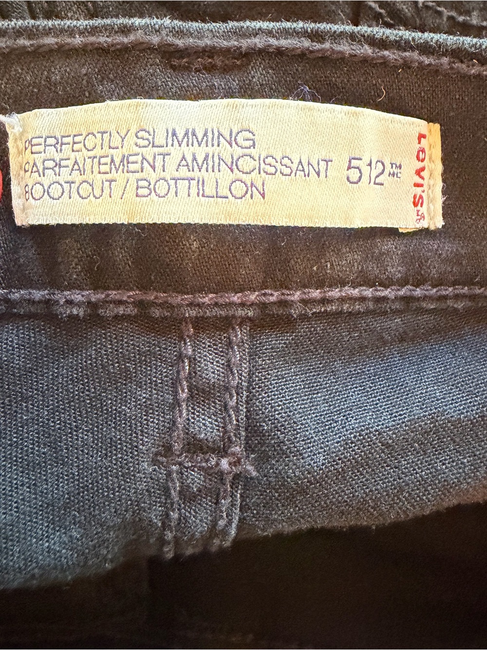 Levi’s Perfectly Slimming Black Bootcut Jeans W27 / Size 12 - Picture 4 of 7
